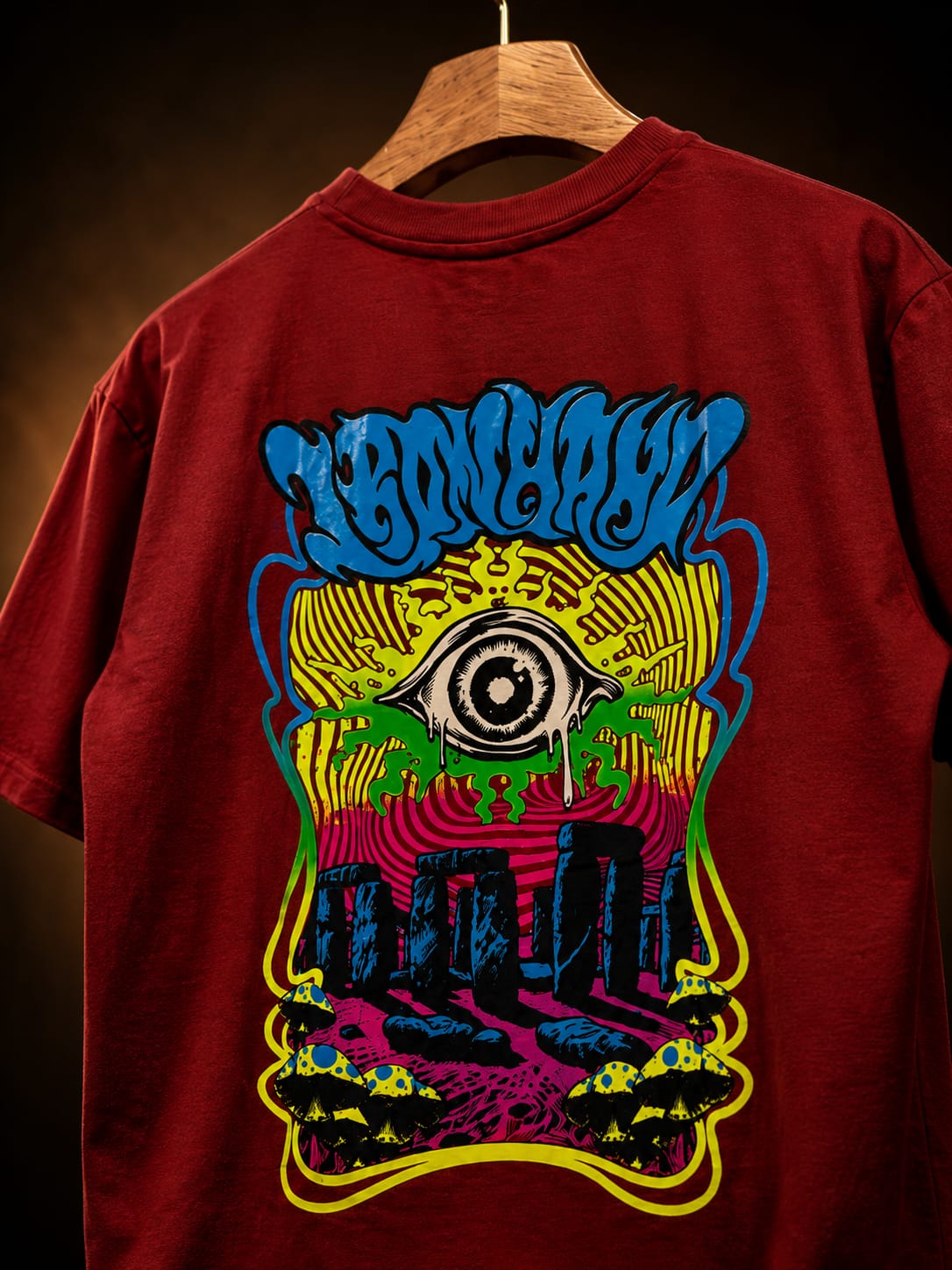 THE LOOPS OVER SIZED TEE - RED