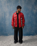 RED LEATHER JACKET