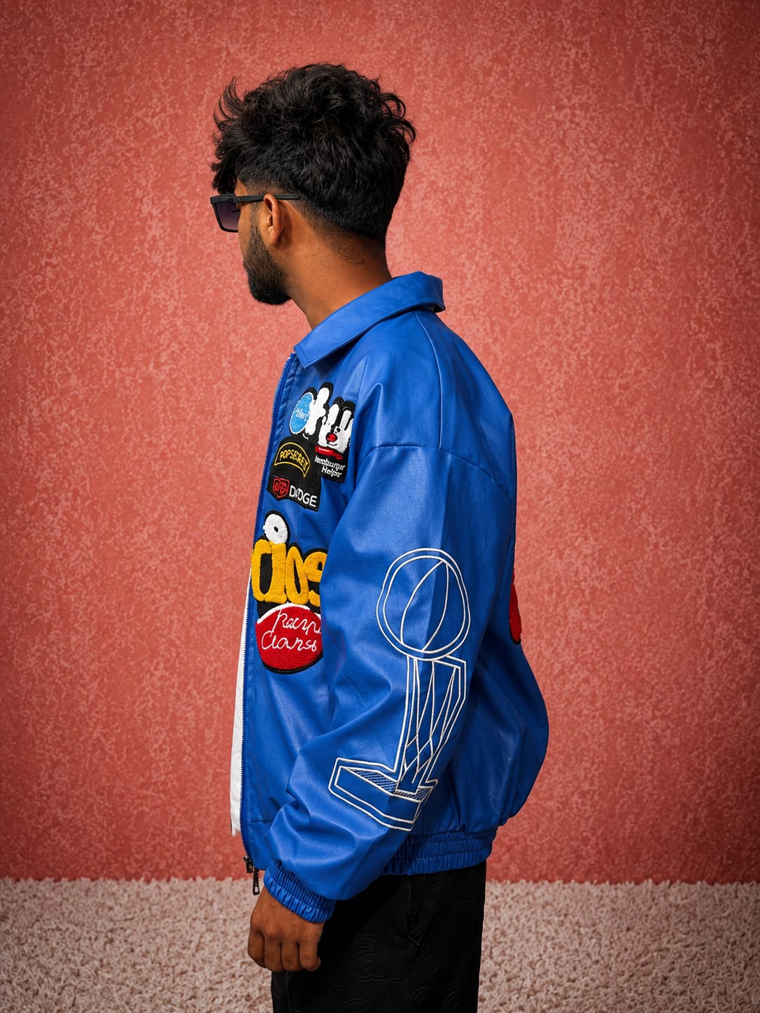 BLUE VARSITY JACKET