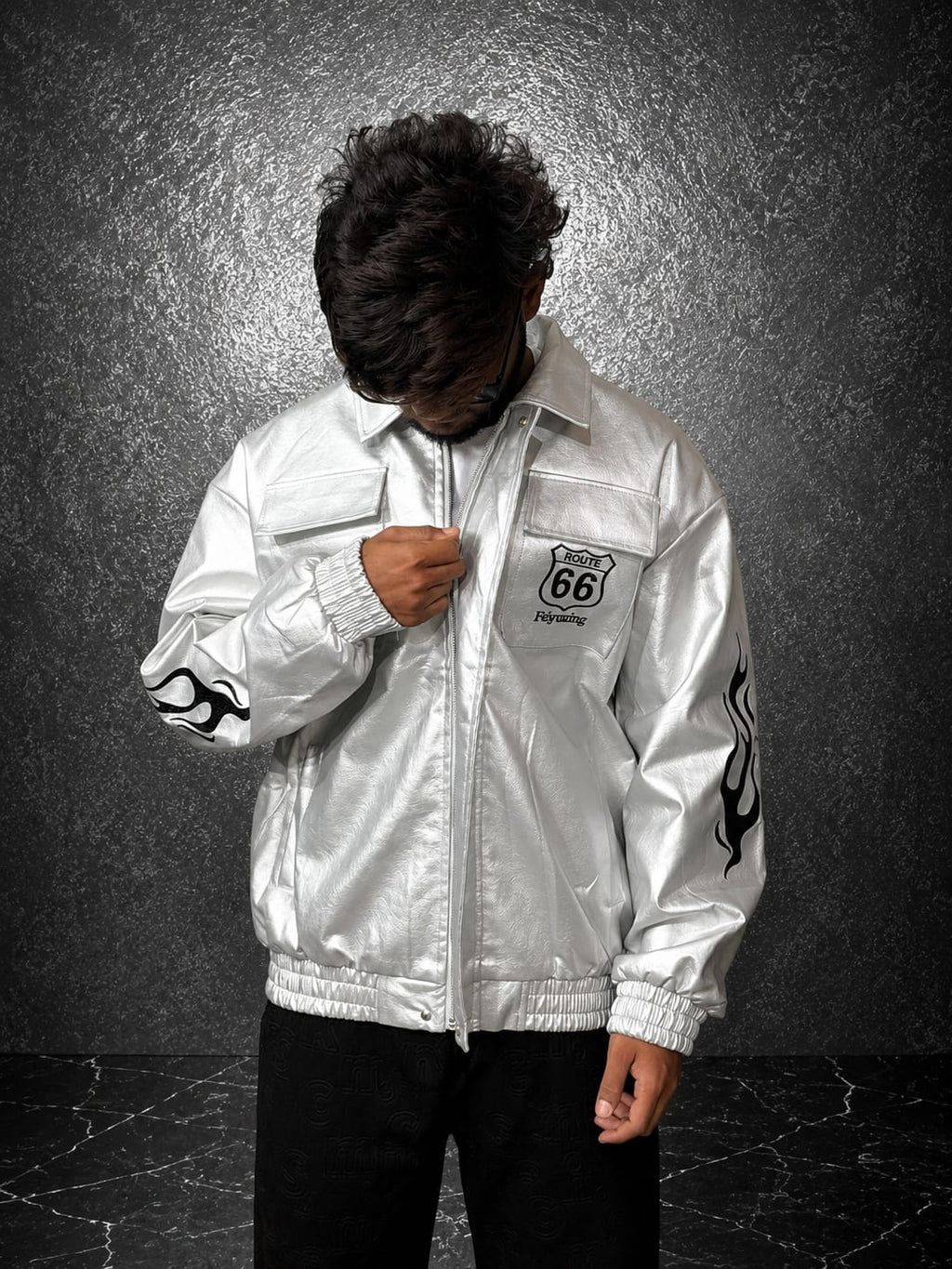 ASH FIRE VARSITY JACKET