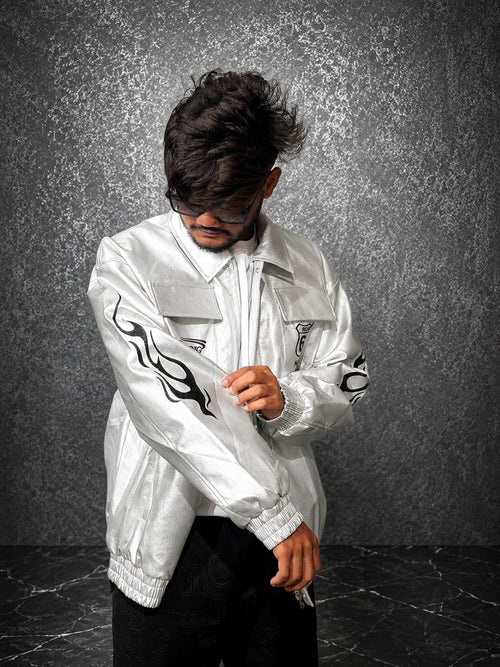 ASH FIRE VARSITY JACKET
