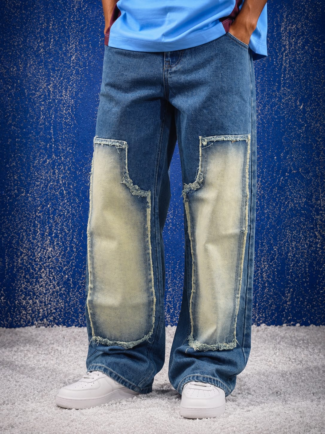Blue&Sand washed Baggy Jeans