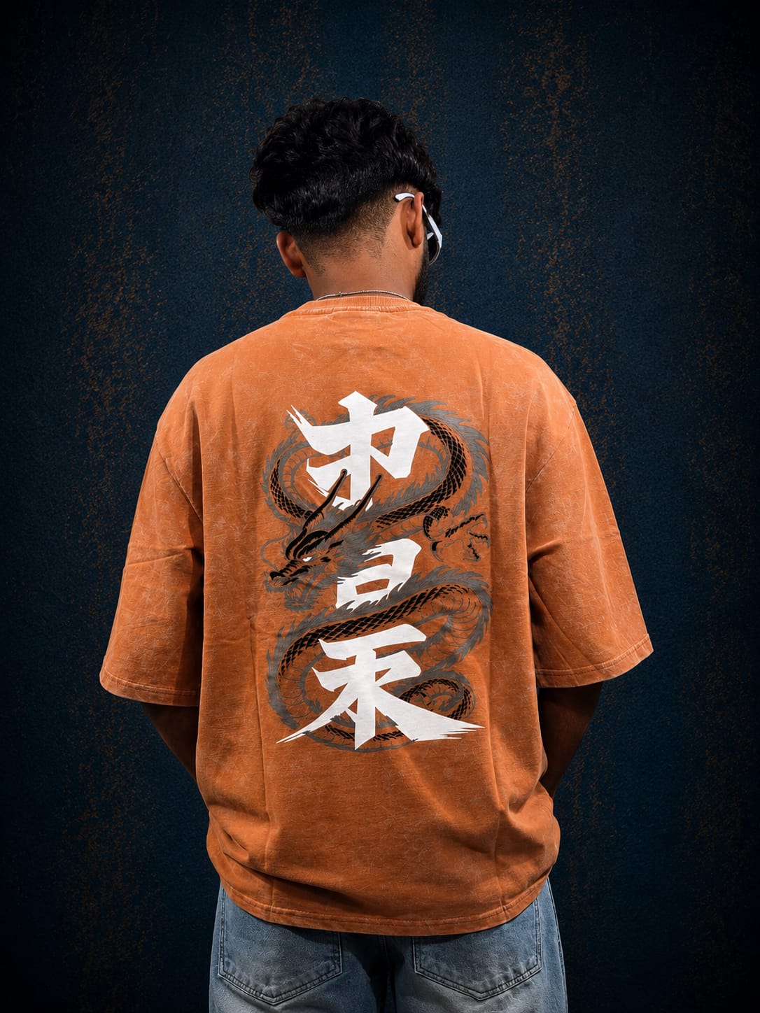 Light Orange Japan Graphic Tee