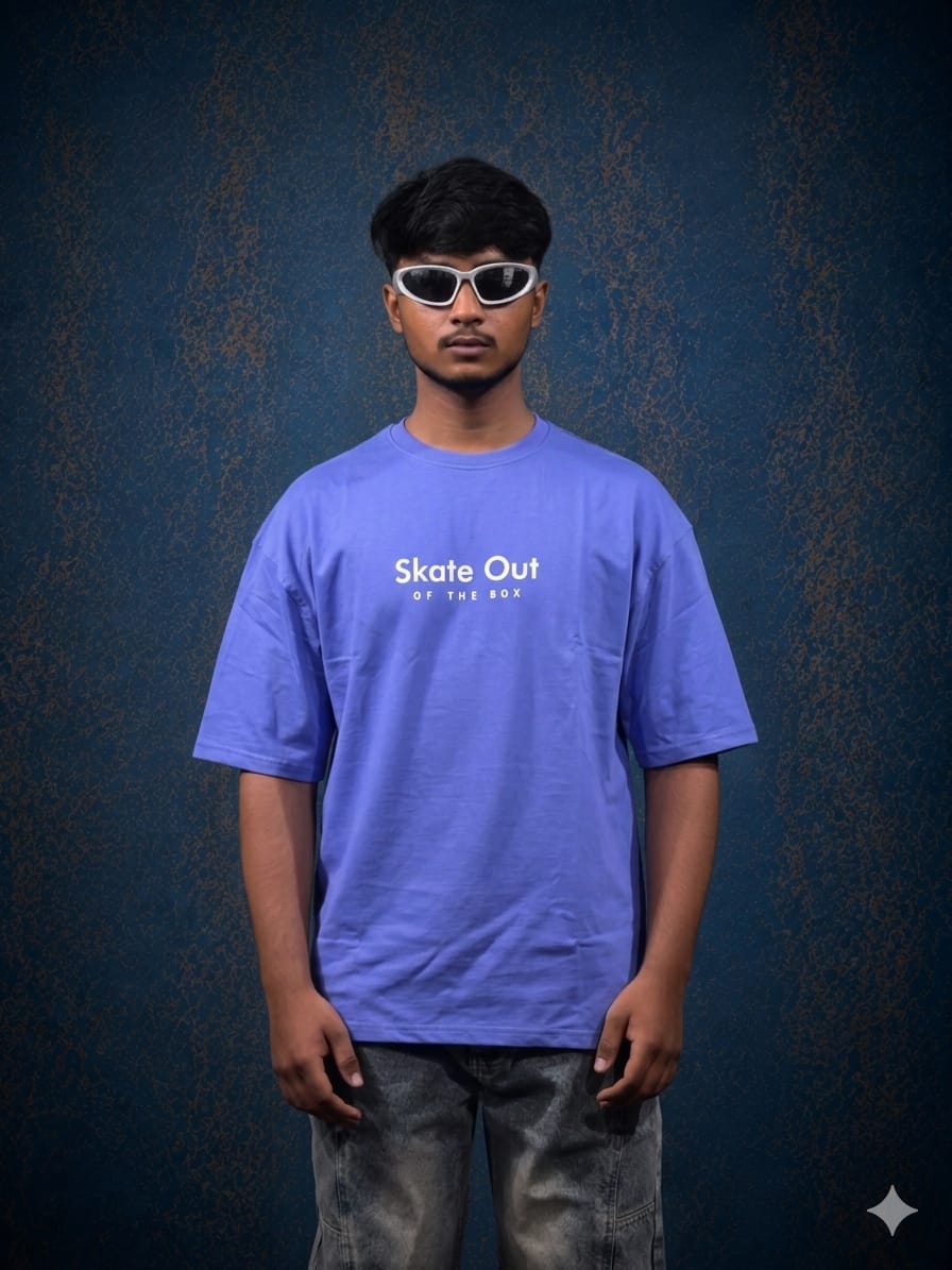 Blue Skate Out Graphic Tee