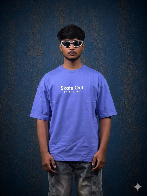 Blue Skate Out Graphic Tee