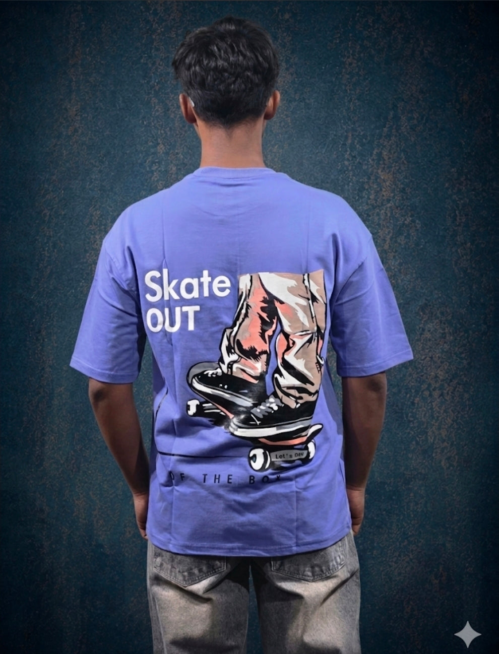 Blue Skate Out Graphic Tee