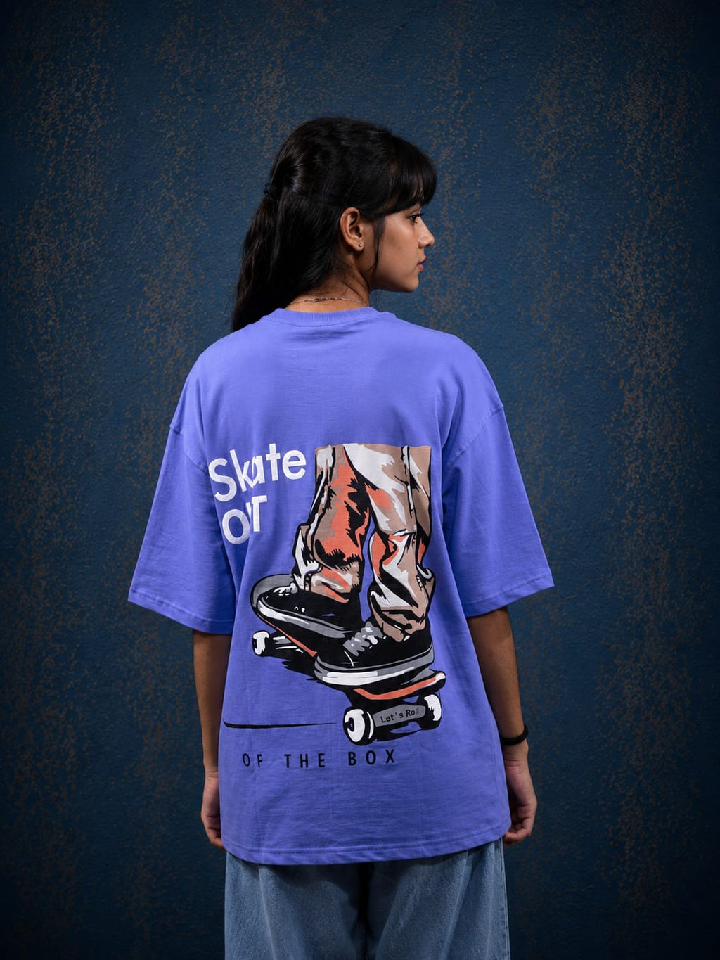 Blue Skate Out Graphic Tee