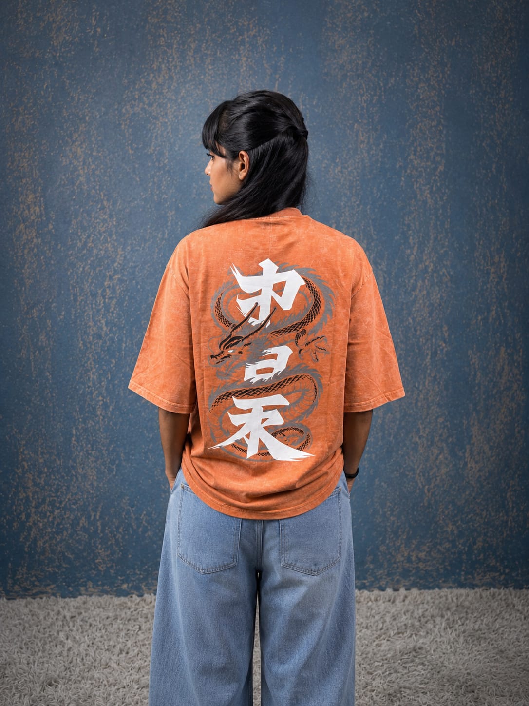 Light Orange Japan Graphic Tee