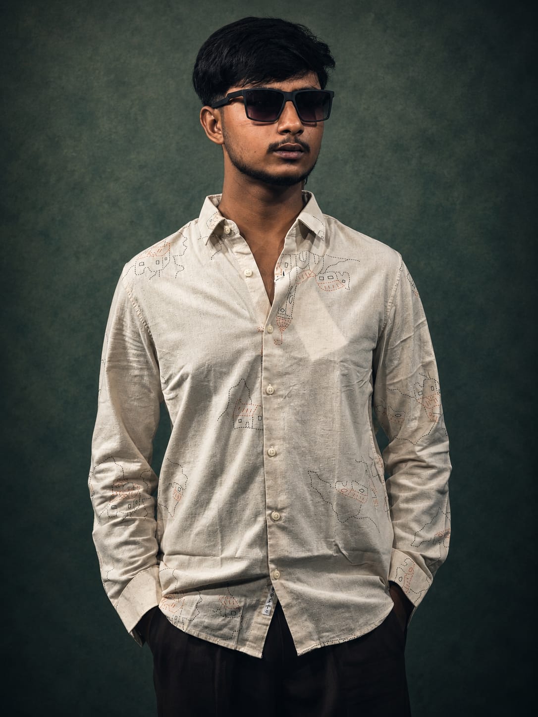 Hunt Printed Resort Shirt