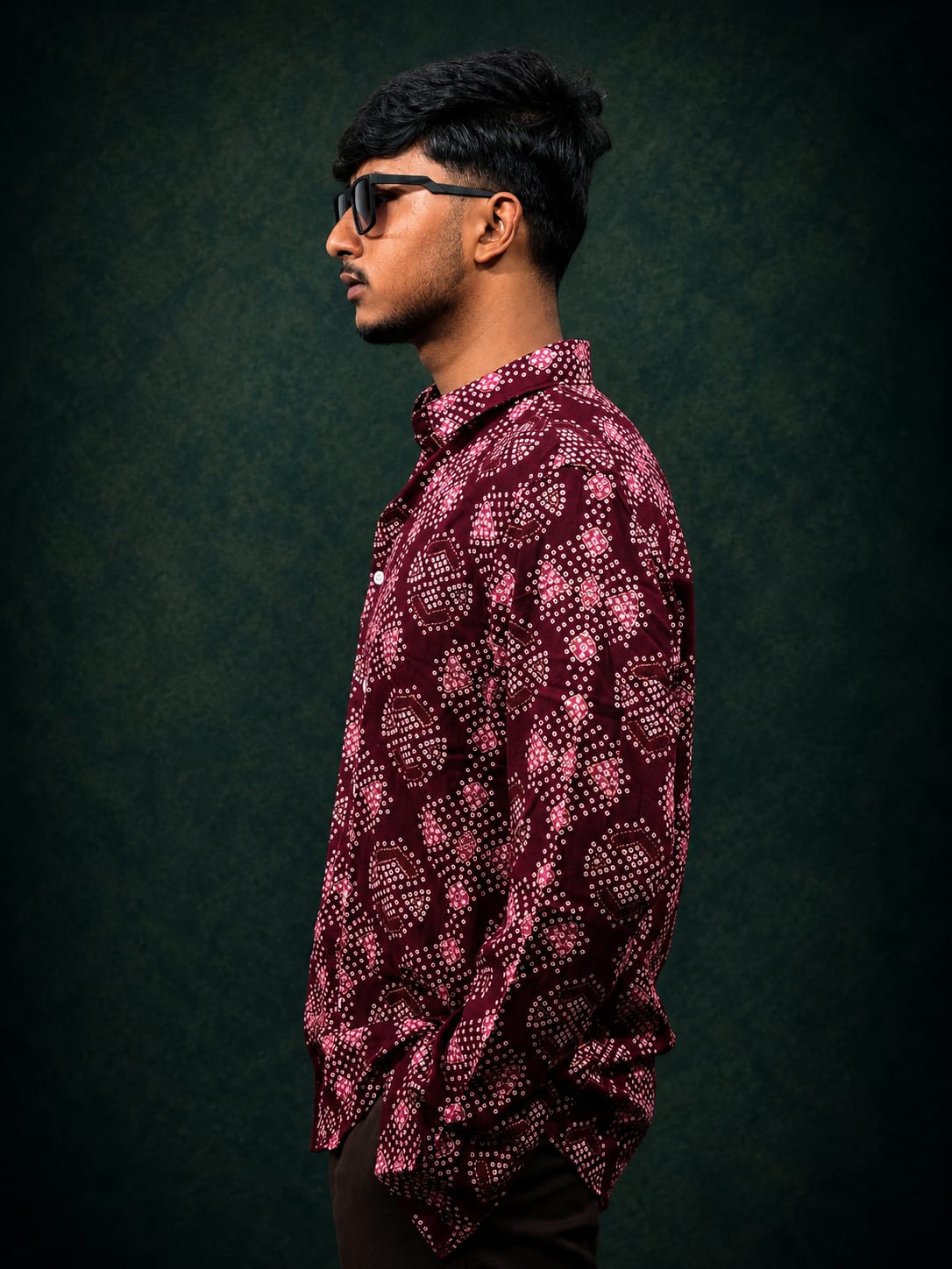Maroon Resort Shirt