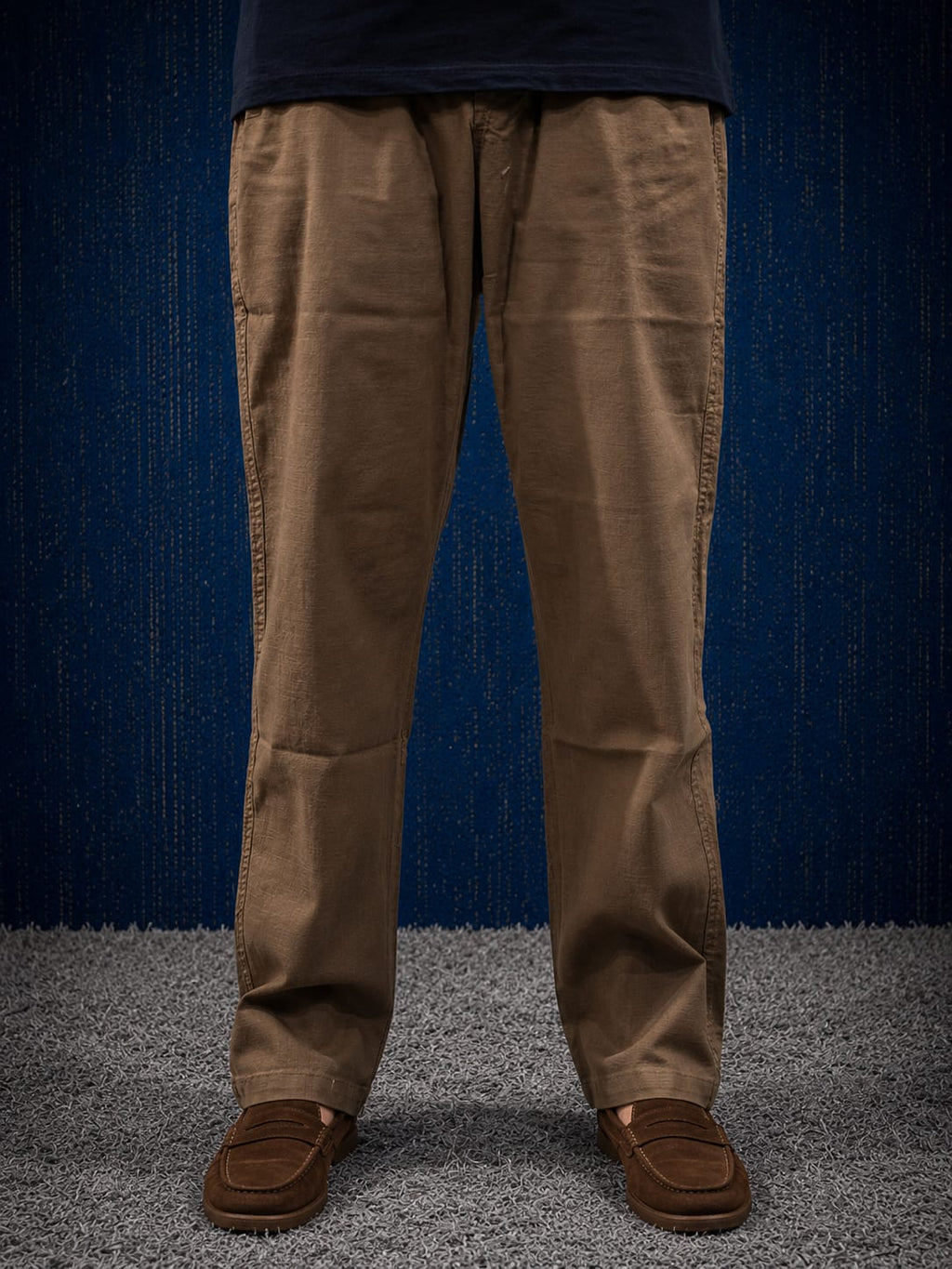 Brown Linen Trousers