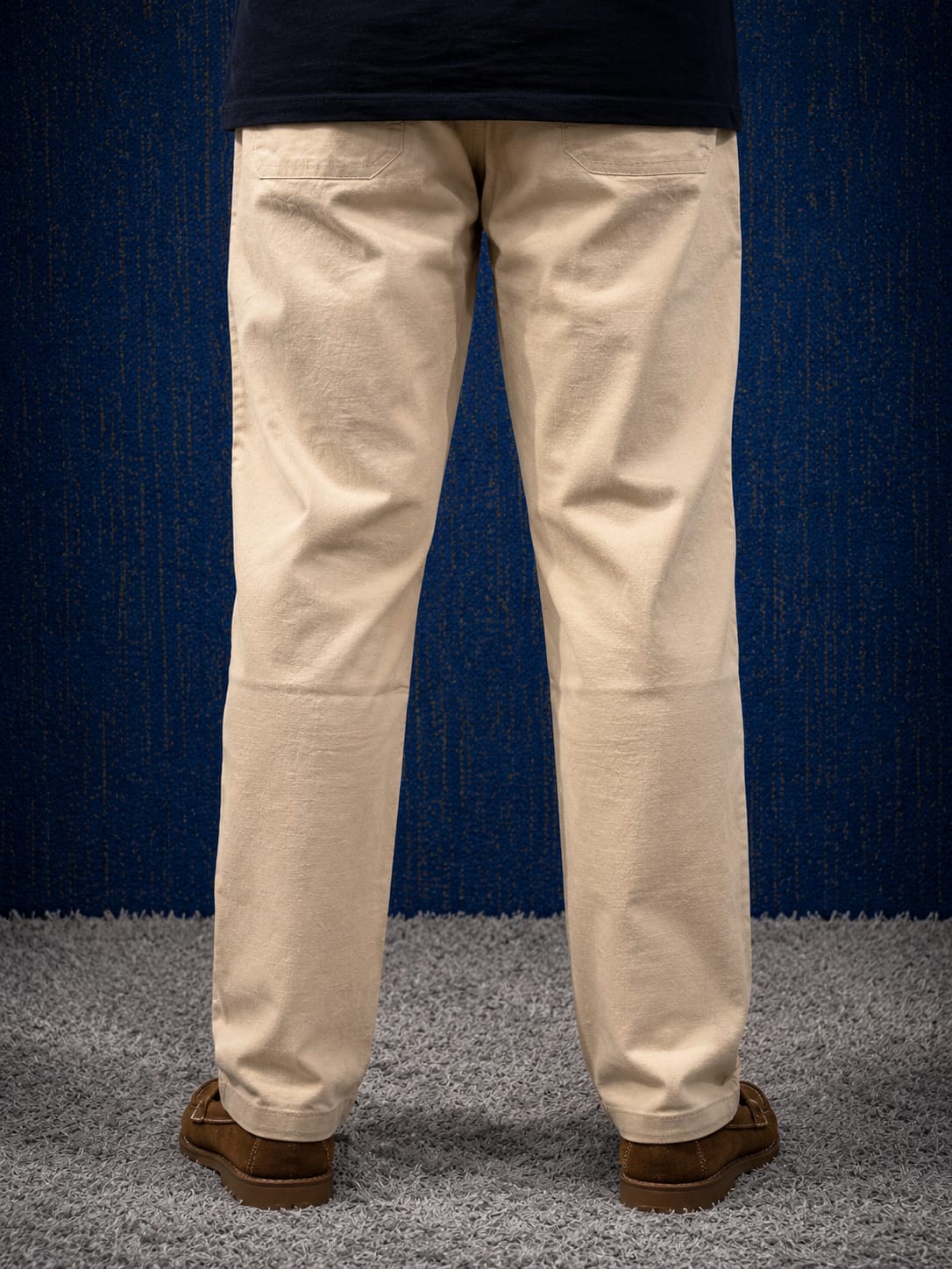 Beige Linen Trousers