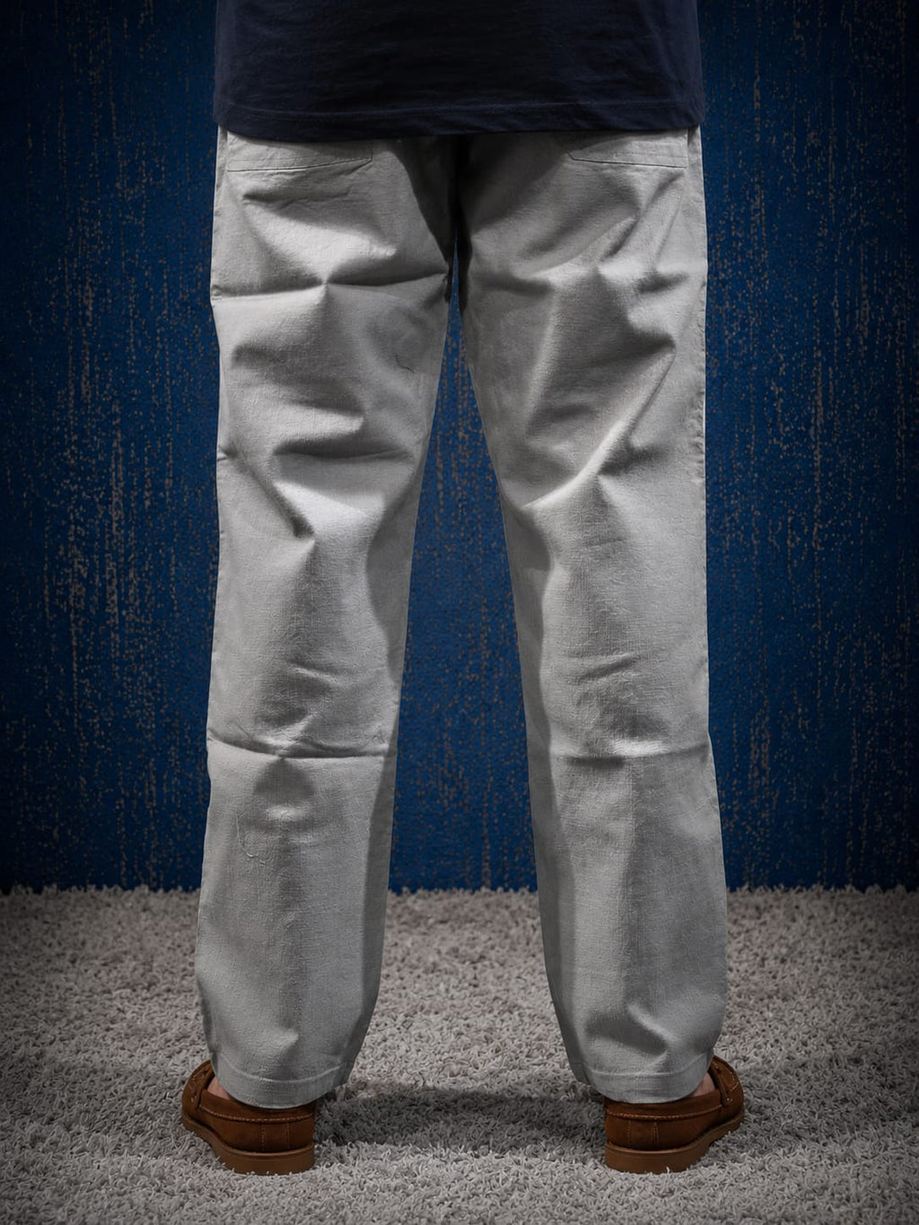 Grey Linen Trousers