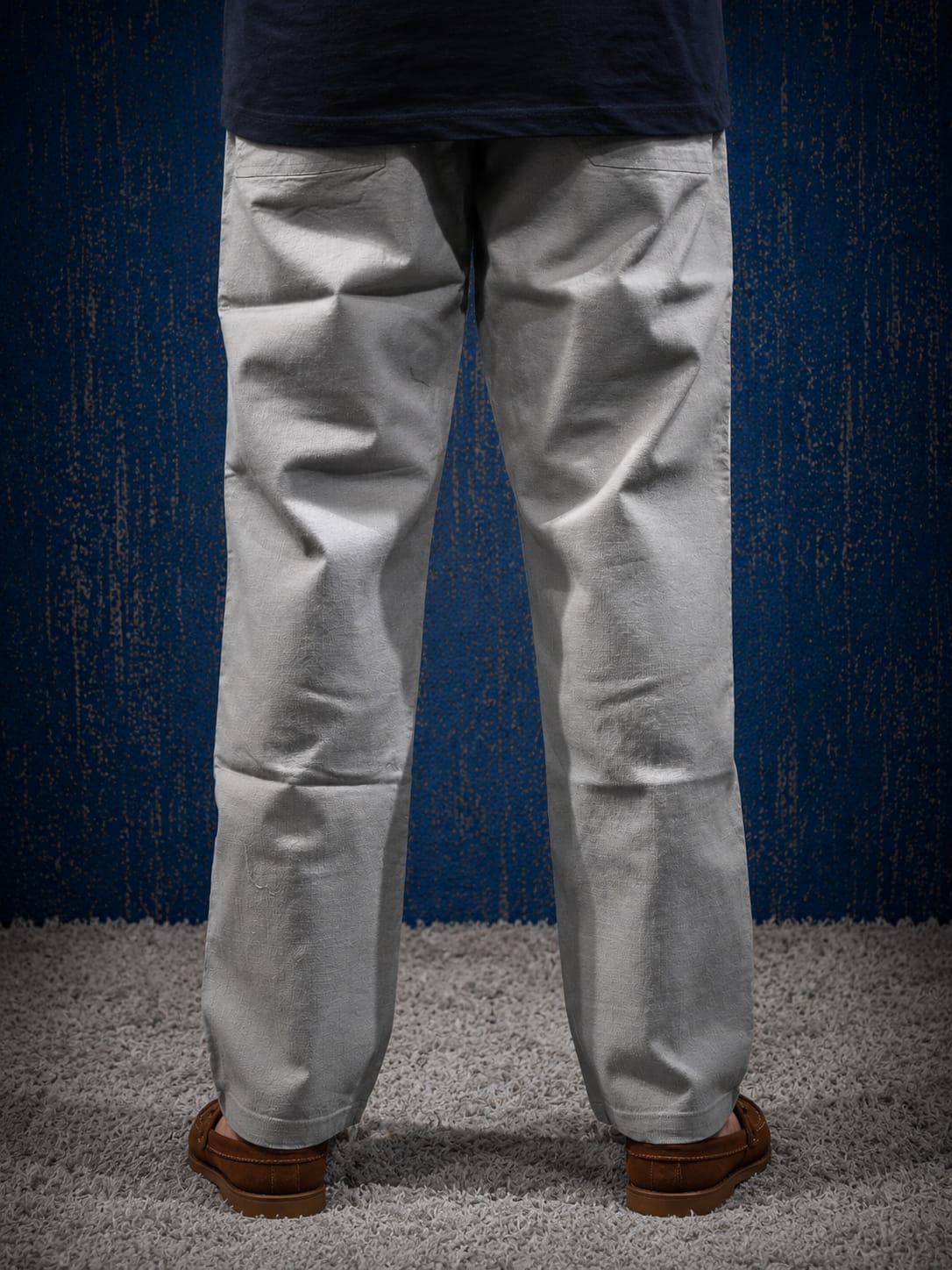 Grey Linen Trousers