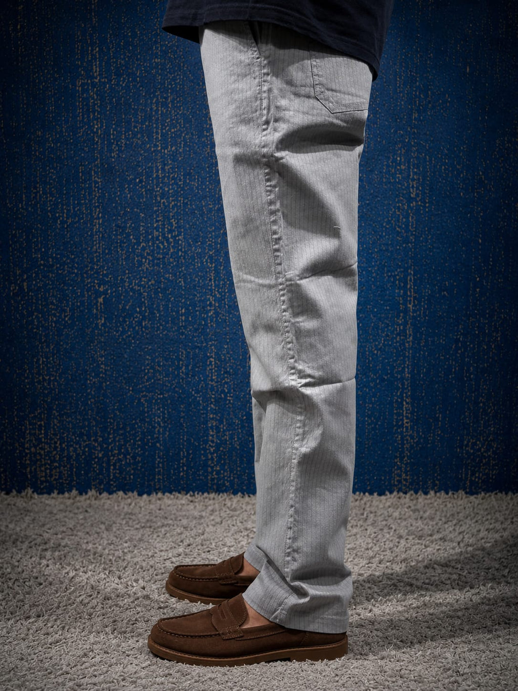 Grey Linen Trousers