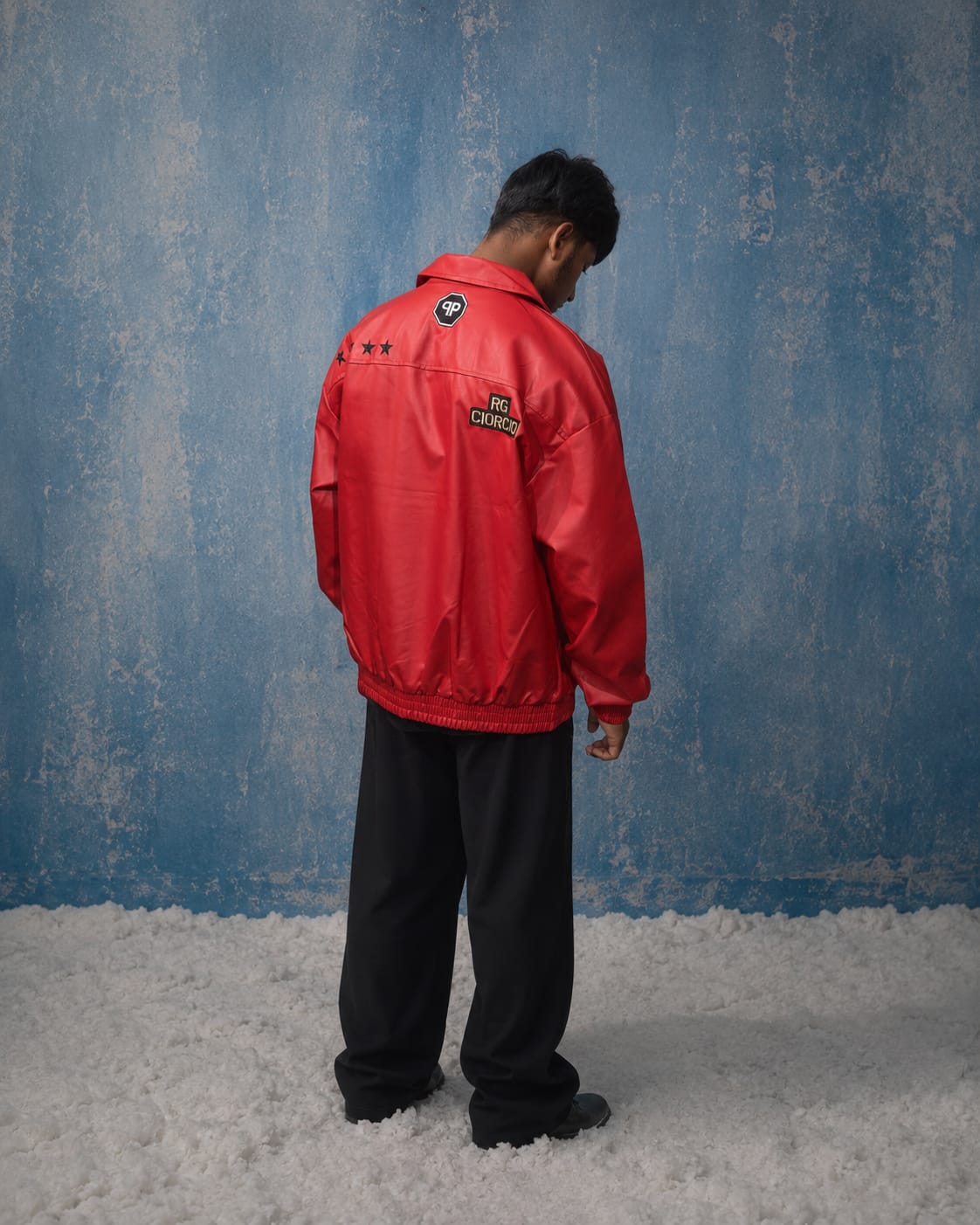 RED LEATHER JACKET
